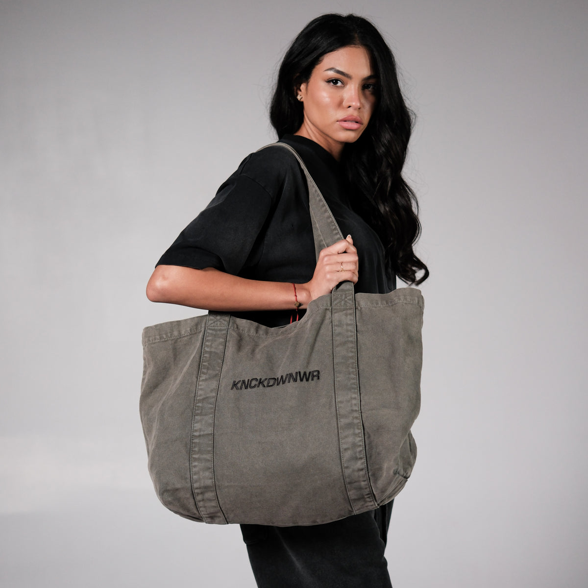 VINTAGE OLIVE TOTE BAG
