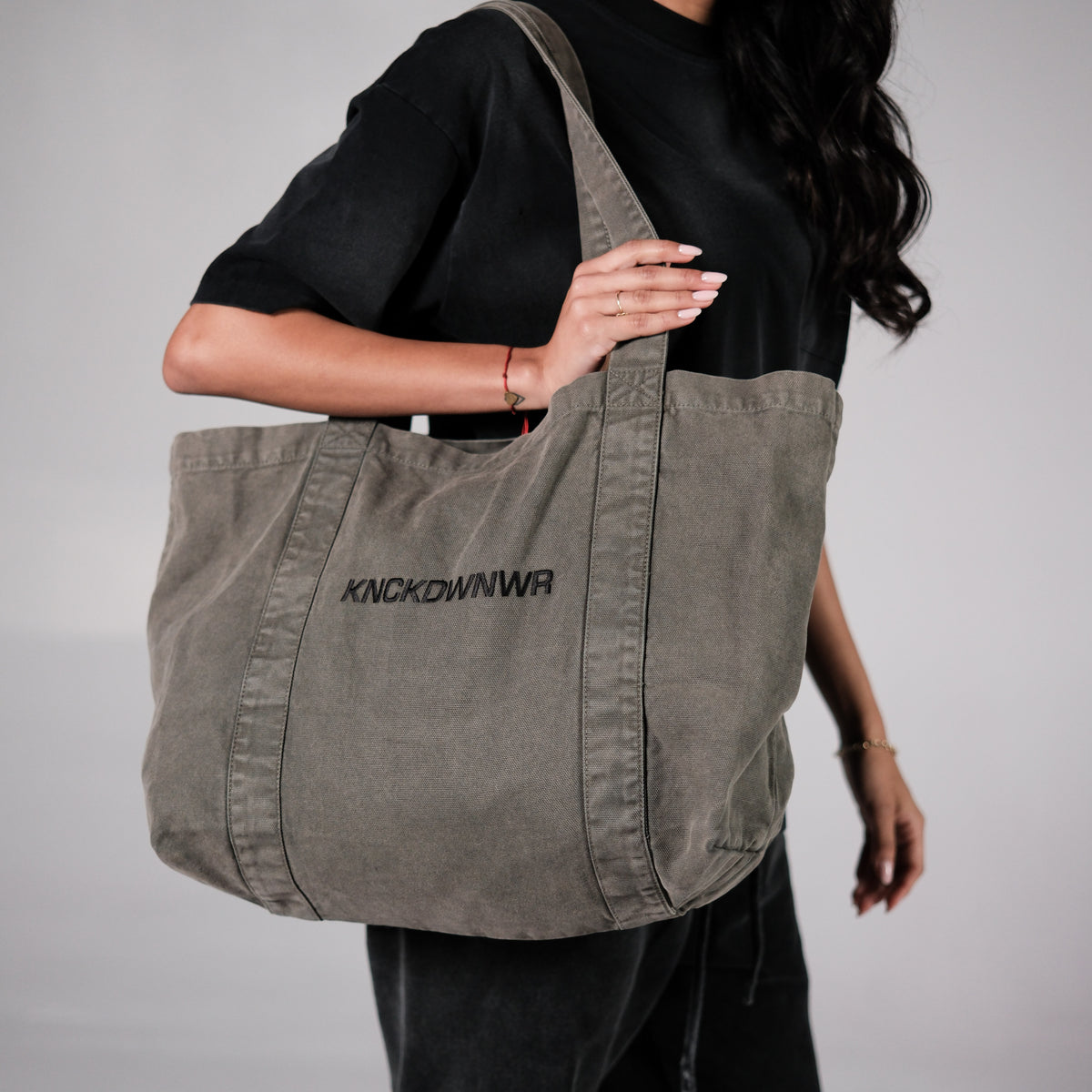 VINTAGE OLIVE TOTE BAG