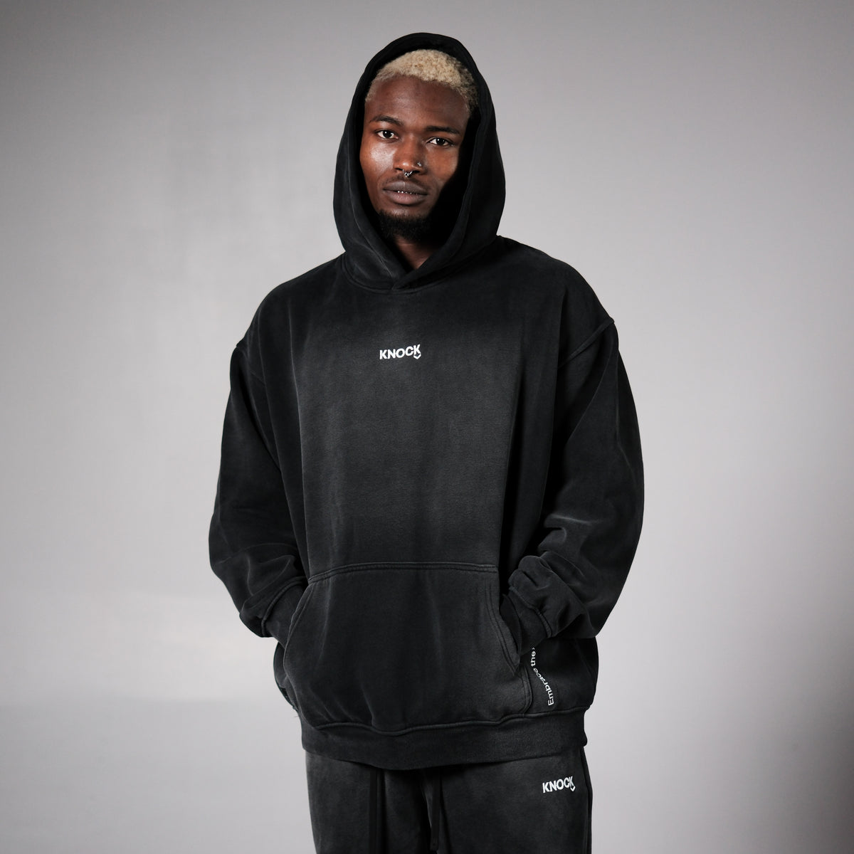 EMBRACE THE STRUGGLE OVERSIZED FADE HOODIE