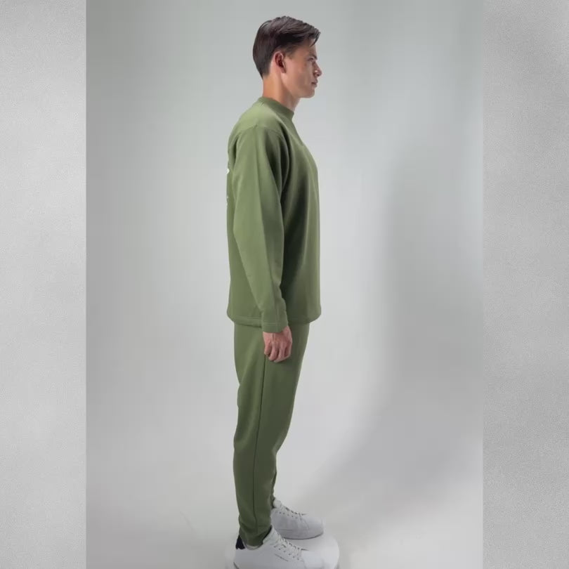 Load video: ASTROKNEE 2.0 KHAKI SWEATER