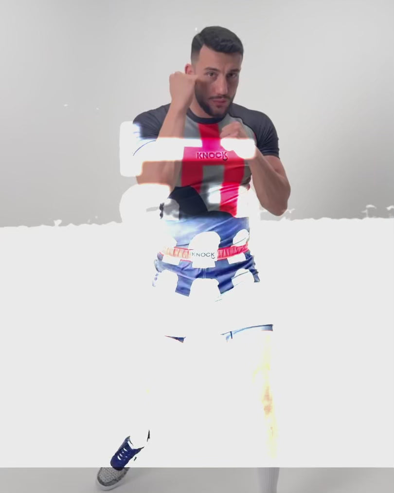 Load video: FIGHTERHOUSE X KNOCK RASHGUARD