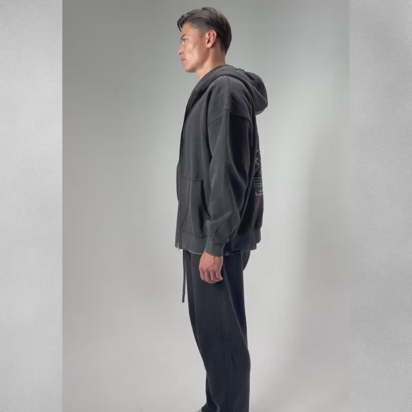 Load video: ETS 2.0 GHOST ZIP-UP HOODIE