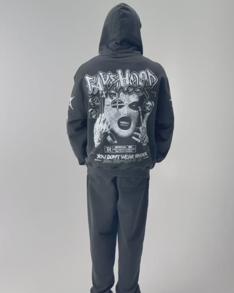 Load video: FADEHOOD X KNOCK HOODIE