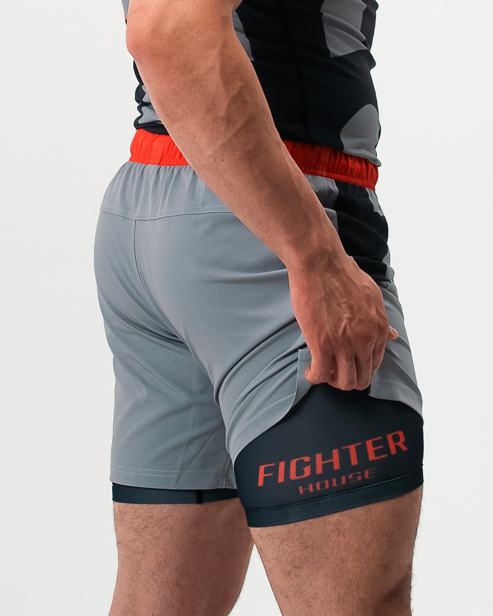 FIGHTERHOUSE X KNOCK FIGHT SHORTS