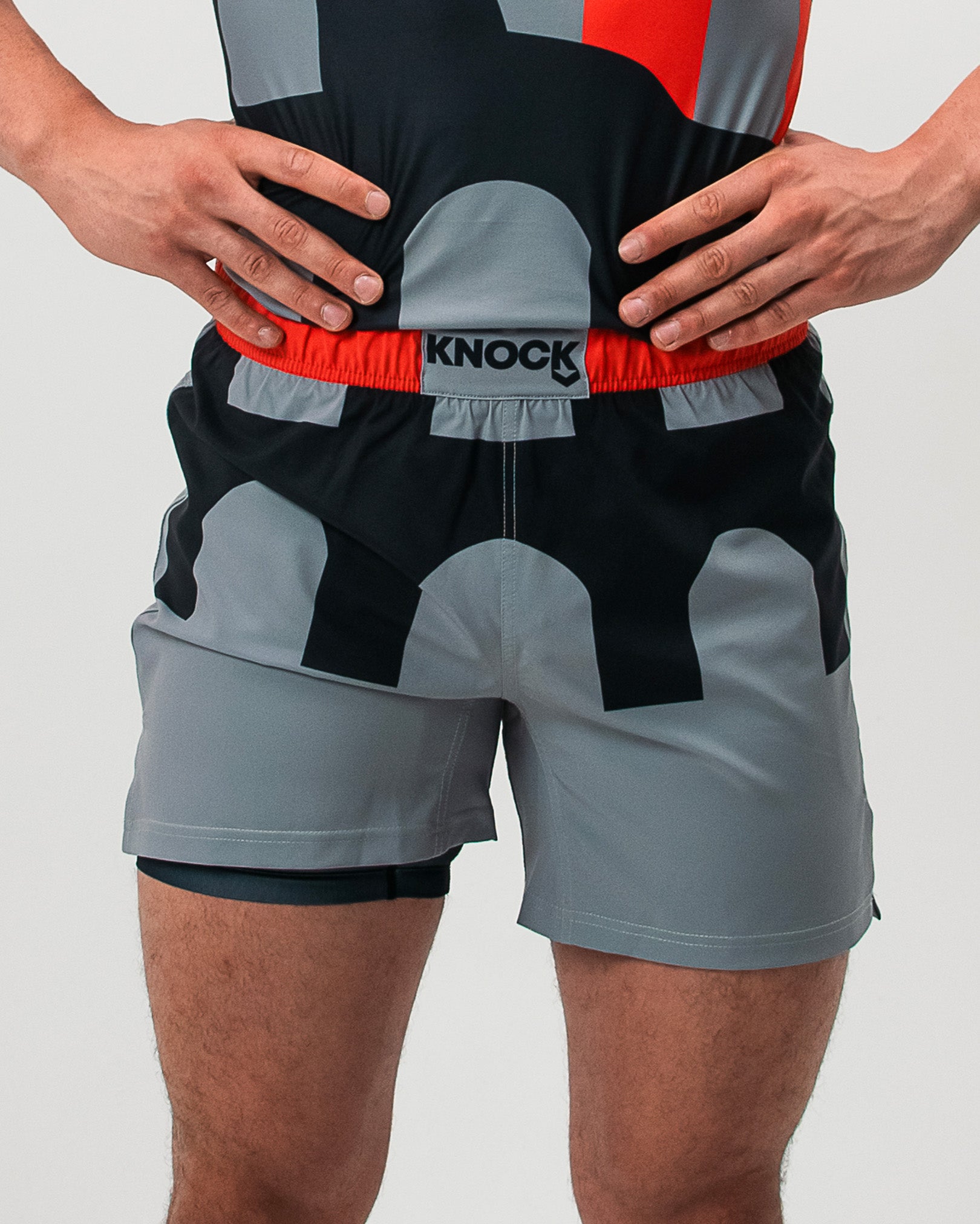 FIGHTERHOUSE X KNOCK FIGHT SHORTS