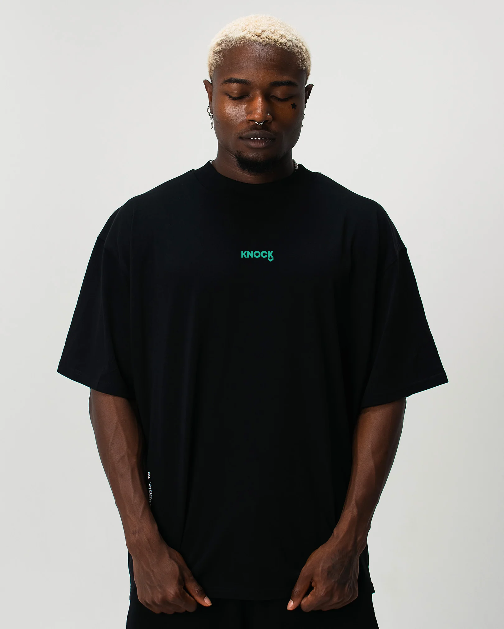 THE CREATION OF KNOCK OVERSIZED TEE